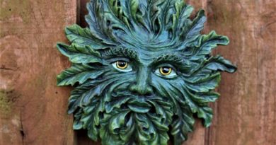 Dubový král - Zelený muž, pohanský bůžek přírody
