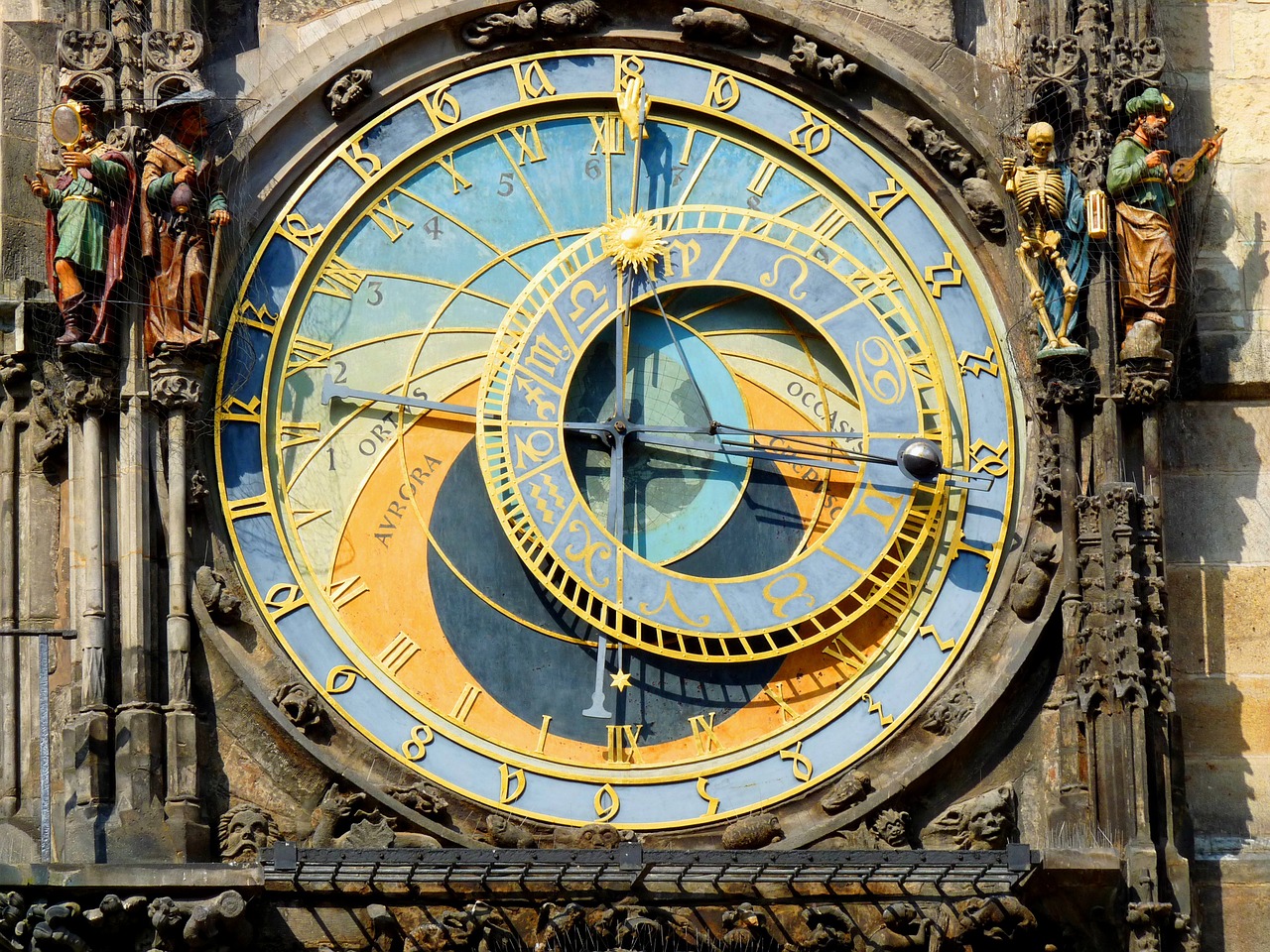 Astrologický astroláb, astronomické hodiny a Pražský orloj - třetí nejstarší orloj na světě