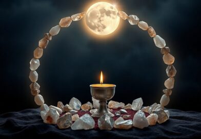 Půlnoční úplňkový rituál s energií měsíčních kamenů Půlnoční úplňkový rituál s energií měsíčních kamenů