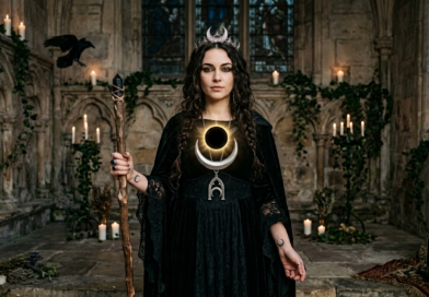 Tvořivý vhled do nitra novopohanské čarodějky s energií gotické duše